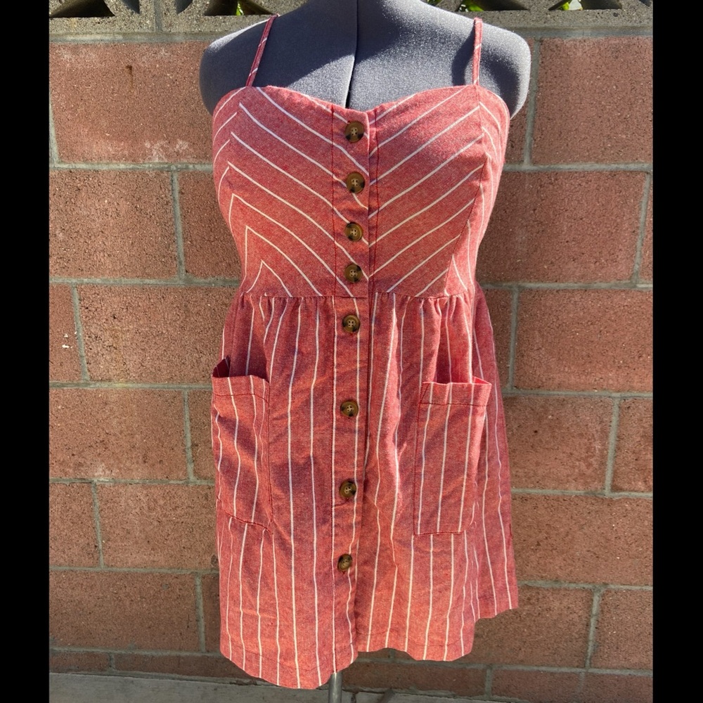 Rustic Orange Dress